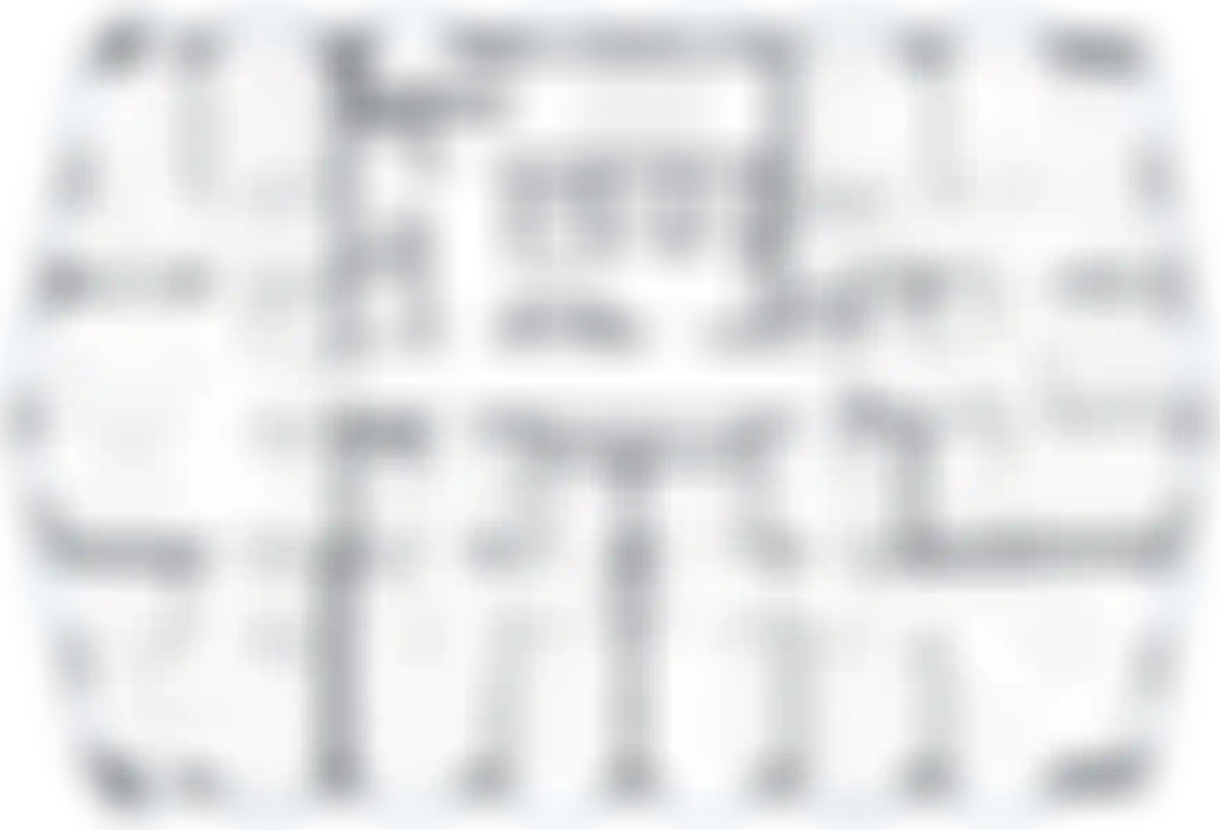 Планировка 1-комнатной квартиры 58.30 кв.м в ЖК МАСТЕРС